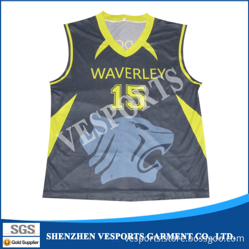 Dye Sublimation China Cheap Basketball Uniforms
